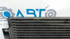 Air conditioning radiator condenser with automatic transmission cooling Dodge Challenger 09- pressed
