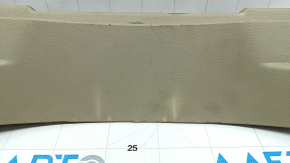 Nissan Rogue 14-20 trunk opening trim beige, plastic turned white, scratch