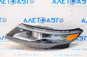 Headlight front left naked Chevrolet Volt 11-15 broken fastener