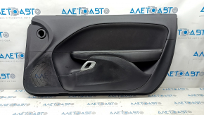 Door trim card front right Dodge Challenger 15-19 rest black with black insert cloth, armrest leather, scratches