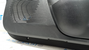 Door trim card front right Dodge Challenger 15-19 rest black with black insert cloth, armrest leather, scratches