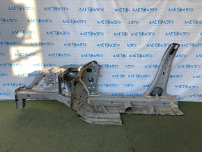 Front quarter right Honda Accord 18-22 silver with central pillar, without upper pillar