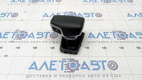 Gear knob Audi Q5 80A 18-20 leather, black, worn