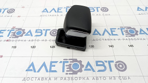 Gear knob Audi Q5 80A 18-20 leather, black, worn