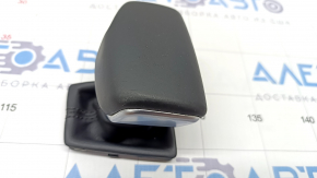 Gear knob Audi Q5 80A 18-20 leather, black, worn
