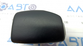 Gear knob Audi Q5 80A 18-20 leather, black, worn