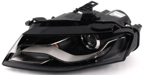 Headlight front right bare Audi A4 B8 08-12 dorest xenon white reflector