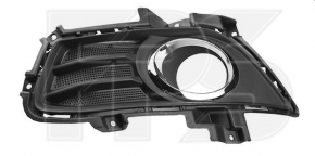 Front bumper grille right Ford Fusion mk5 13-16 under fog lights mat