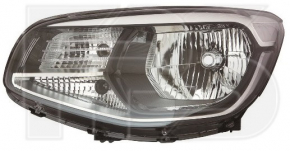 Headlight front right bare Kia Soul 14-19 halogen