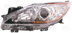 Headlight front right Mazda3 MPS 09-13 naked