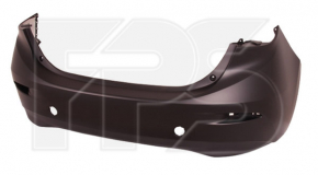 Rear bumper bare Mazda 3 14-18 BM
