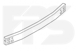 Rear bumper reinforcement Mitsubishi Outlander 14-21