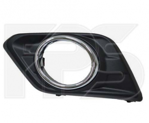 Right fog light frame Nissan Rogue 14-16