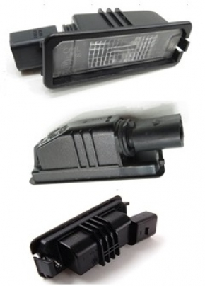 Rear Bumper Number Plate Light Left VW Beetle 12-19 DEPO