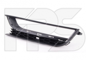 Front bumper grille left VW Passat b7 12-15 USA under fog lights, without molding