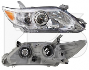 Headlight front right Toyota Camry v45 10-11 naked, Halogen