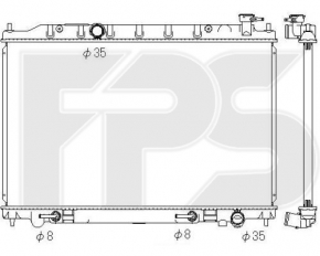 Radiator cooling water Nissan Murano z50 03-08