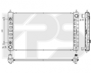 Radiator cooling water Nissan Altima 13-18