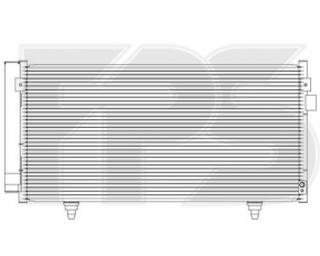 Air conditioner radiator condenser Subaru XV Crosstrek 13-17