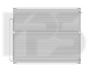 Air conditioner radiator condenser Lexus GX470 03-09