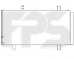 Air conditioner radiator condenser Toyota Avalon 05-12