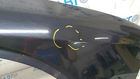 Front right wing Dodge Challenger 09- black PX8, dented, steel