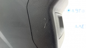 Central console armrest and cup holders Audi Q5 80A 18-24 black, black armrest, scratches