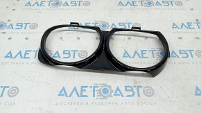 Headlight frame right Dodge Challenger 15-19 rest, black gloss, sand