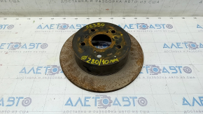 Rear left brake disc Lexus ES350 07-12 280/10mm rusty