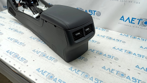 Console center armrest and cup holders Dodge Challenger 15-19 rest black, scratches