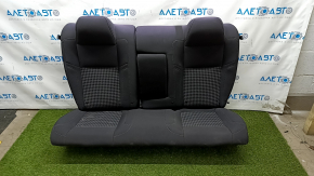 Back row of seats 2nd row Dodge Challenger 09- black cloth, chemically treated, faded fabric