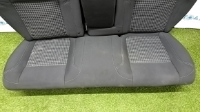 Back row of seats 2nd row Dodge Challenger 09- black cloth, chemically treated, faded fabric