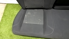 Back row of seats 2nd row Dodge Challenger 09- black cloth, chemically treated, faded fabric