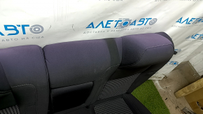 Back row of seats 2nd row Dodge Challenger 09- black cloth, chemically treated, faded fabric