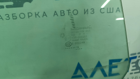 Front left door glass for a 2023 Dodge Challenger