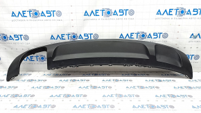 Rear bumper lip Audi A3 8V 15-16 for 1 pipe, structure