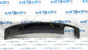 Rear bumper lip Audi A3 8V 15-16 for 1 pipe, structure