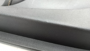 Door trim card front left GMC Terrain 18-20 leather black, wood insert, scratches