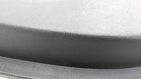 Door trim card front left GMC Terrain 18-20 leather black, wood insert, scratches