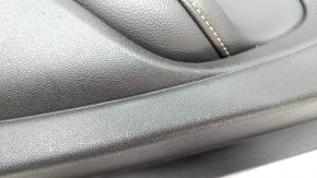 Door trim card rear right GMC Terrain 18 leather black, wood insert, scratches