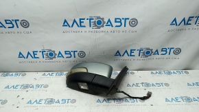 Side mirror right Ford C-max MK2 13-18 9 pins, turn signal, heated, backlight, blue, scratches