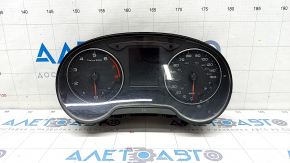 Instrument cluster Audi A3 8V 15-16 4d monochrome, 124k, scratch