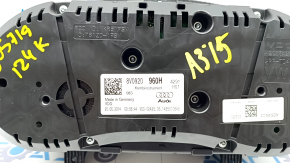 Instrument cluster Audi A3 8V 15-16 4d monochrome, 124k, scratch