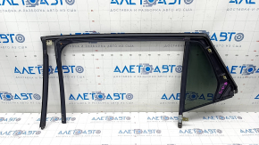 Rear right glass seal with triangle glass GMC Terrain 18- with chrome molding