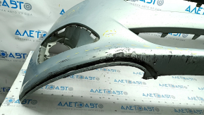 Front bumper bare Ford C-max MK2 13-18 usa blue, scratches, pressed, broken fastener, cracks