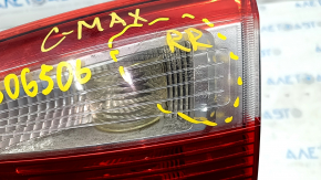 Inner lamp trunk lid right Ford C-max MK2 13-16 pre-rest, cracks, broken glass, driftwood