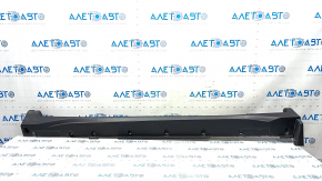 Left threshold Nissan Rogue 17 - structure, scratches, tear, abrasion