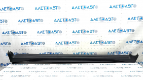 Right threshold Nissan Rogue 17 - structure, scratches, tear, abrasion