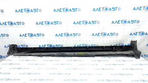Right threshold Nissan Rogue 17 - structure, scratches, tear, abrasion