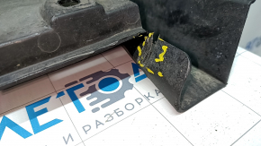 Right threshold Nissan Rogue 17 - structure, scratches, tear, abrasion